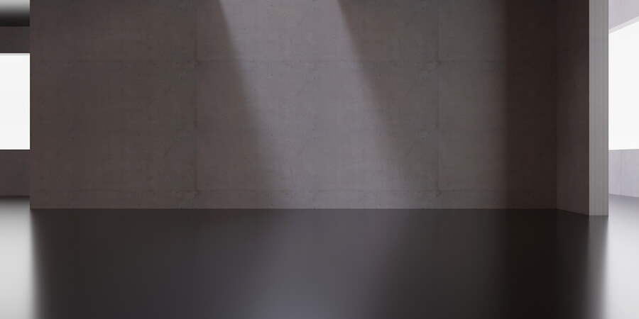 Czarne ściany w przedpokoju