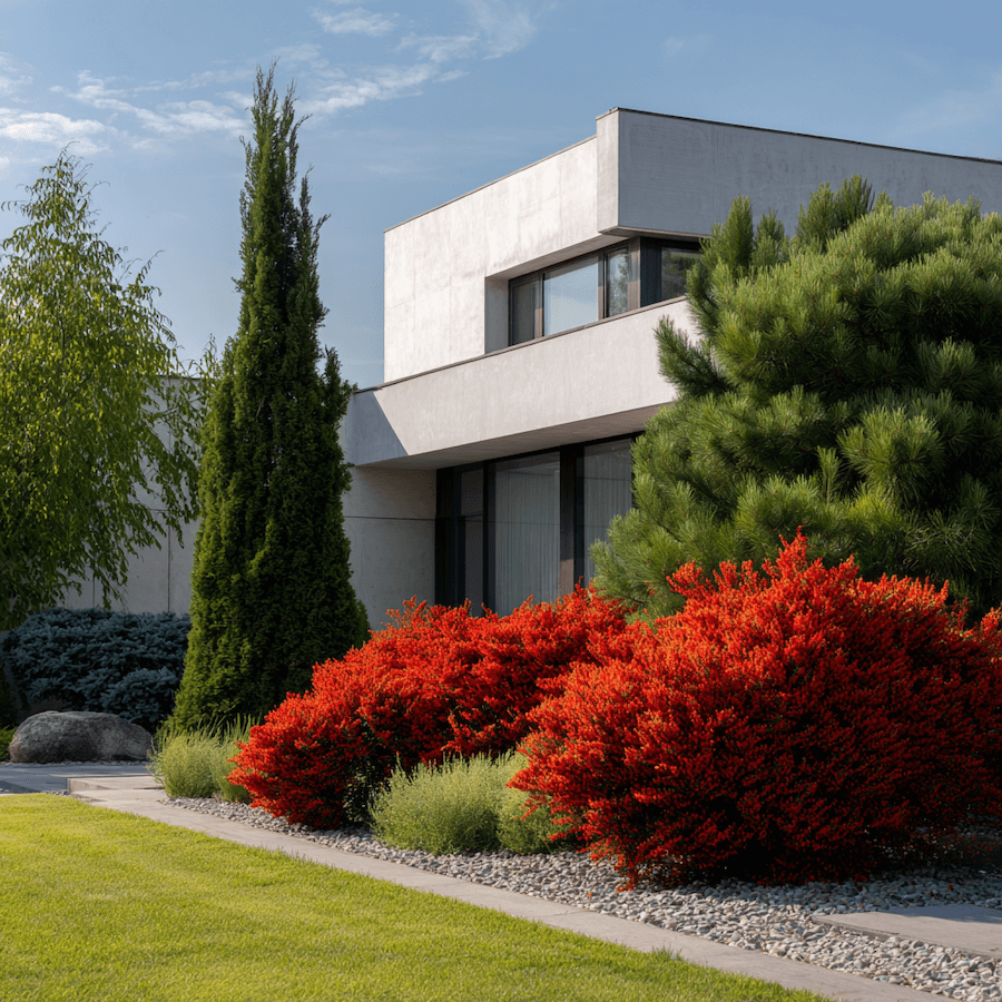 Połączenia z roślinami iglastymi