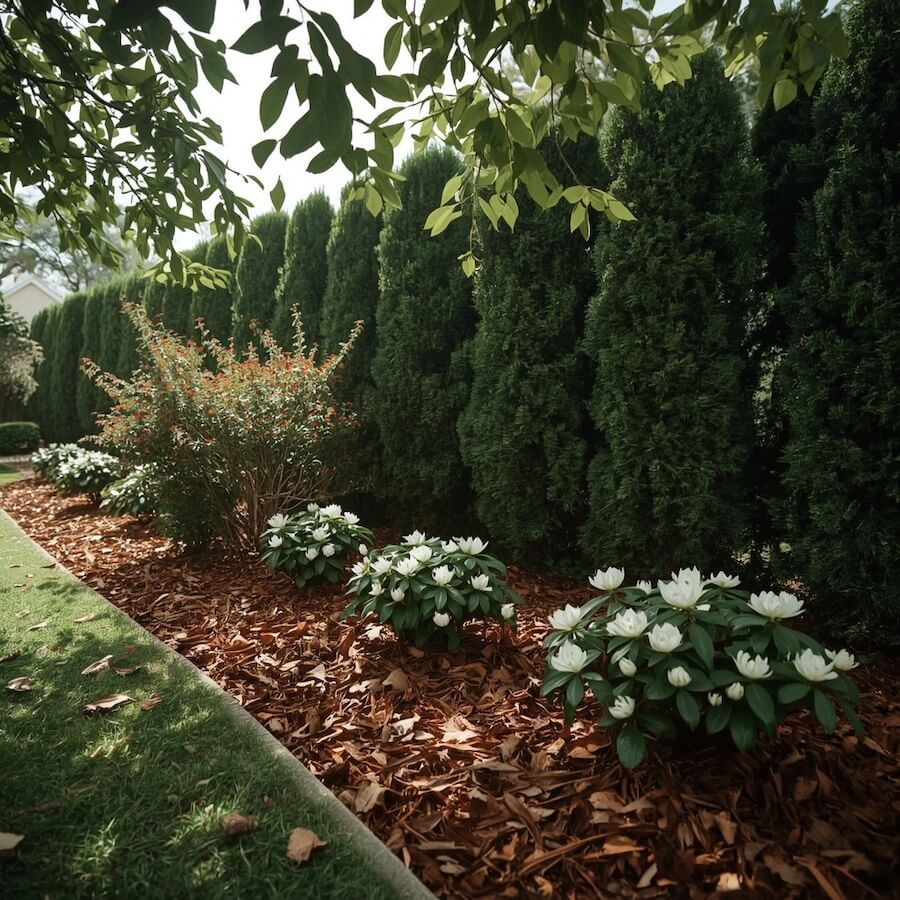 Kwaśnolubne krzewy w cieniu: skimmia, pieris, różanecznik i inne