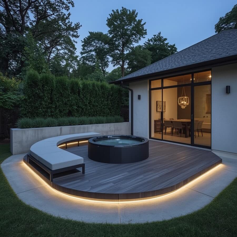 Kompozyt, beton architektoniczny oraz stal