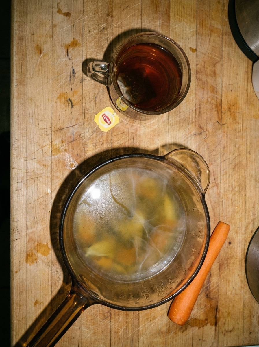 Napar z herbaty i woda po gotowaniu warzyw jako uzupełniający nawóz dla hibiskusa
